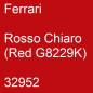 Preview: Ferrari, Rosso Chiaro (Red G8229K), 32952.